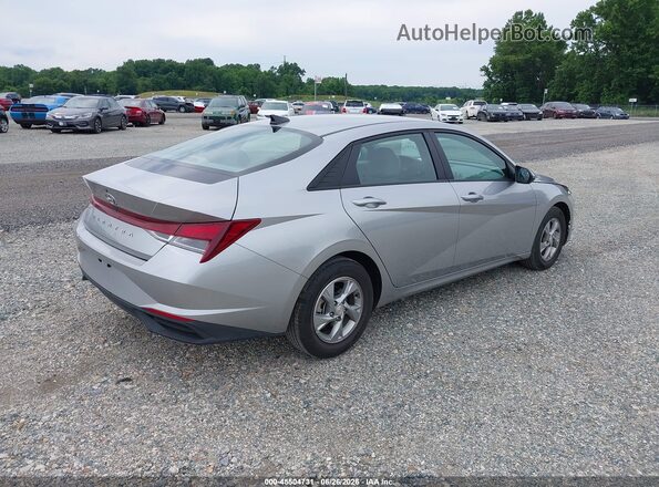 5NPLL4AG2MH046333 2021 HYUNDAI ELANTRA Серебряный Задняя правая четверть