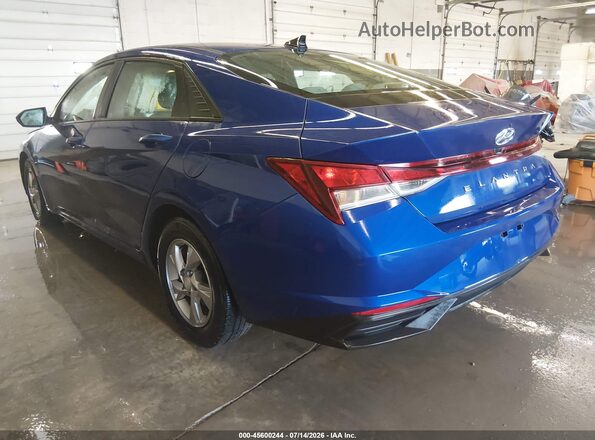 5NPLL4AG2MH046560 2021 HYUNDAI ELANTRA Blue უკანა მარცხენა