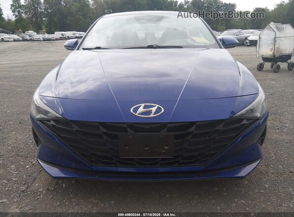 5NPLL4AG2MH046560 2021 HYUNDAI ELANTRA Blue სალონის 360-გრადუსიანი ხედი