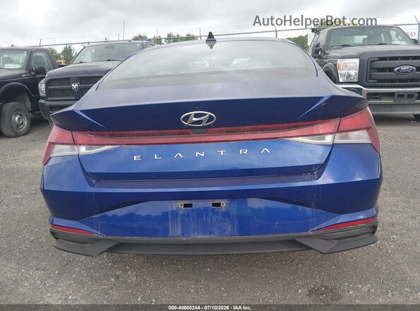 5NPLL4AG2MH046560 2021 HYUNDAI ELANTRA Blue 