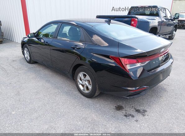 5NPLL4AG2MH050091 2021 HYUNDAI ELANTRA Black Tył lewy