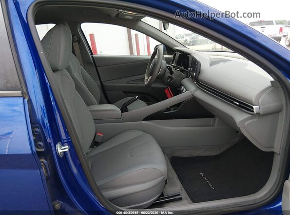 5NPLL4AG2MH050818 2021 HYUNDAI ELANTRA Blue წინა სალონის ხედი