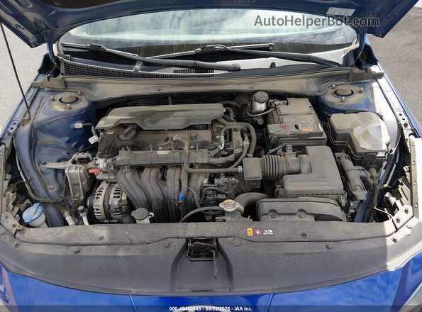 5NPLL4AG2MH050818 2021 HYUNDAI ELANTRA Blue უკანა ხედი