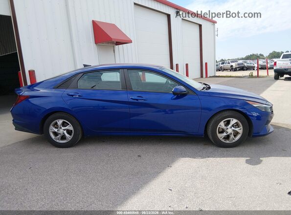 5NPLL4AG2MH050818 2021 HYUNDAI ELANTRA Blue უკანა სალონის ხედი