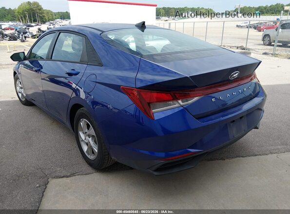 5NPLL4AG2MH050818 2021 HYUNDAI ELANTRA Blue უკანა მარცხენა