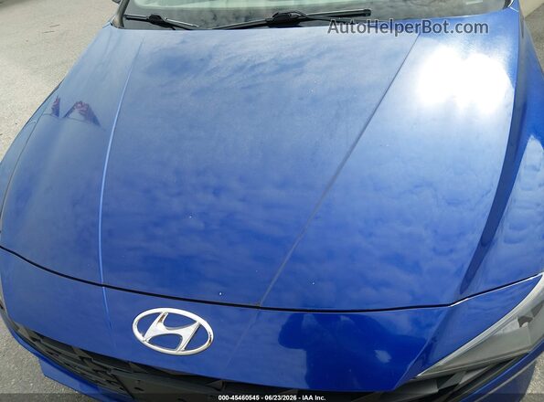 5NPLL4AG2MH050818 2021 HYUNDAI ELANTRA Blue წინა ხედი