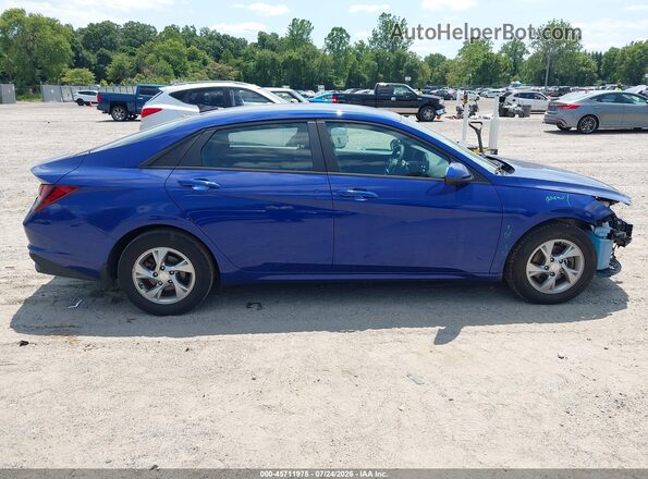 5NPLL4AG2NH084369 2022 HYUNDAI ELANTRA Синий Вид задней части салона