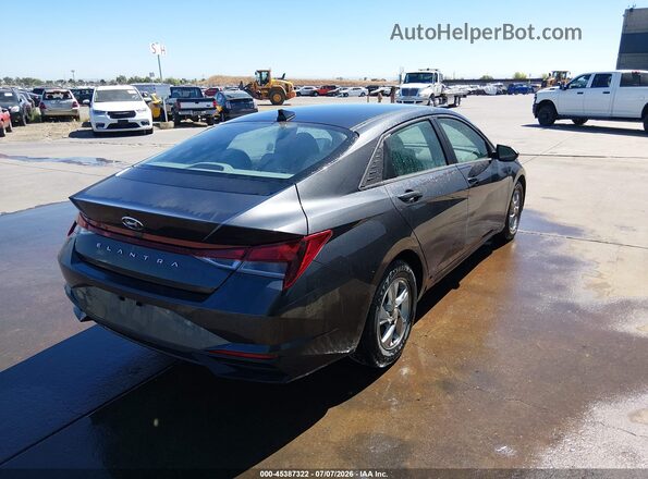 5NPLL4AG3MH048155 2021 HYUNDAI ELANTRA Gray Задня права чверть