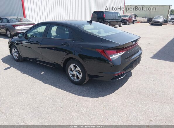 5NPLL4AG3MH049807 2021 HYUNDAI ELANTRA Black Tył lewy