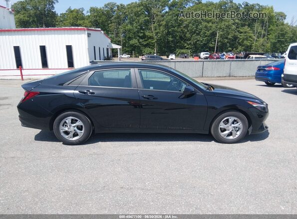 5NPLL4AG3MH049807 2021 HYUNDAI ELANTRA Black Widok wnętrza z tyłu