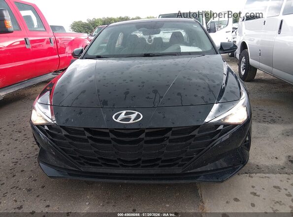 5NPLL4AG3MH050097 2021 HYUNDAI ELANTRA Black ხელსაწყოთა პანელის ხედი