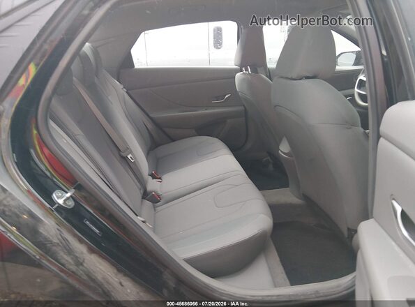 5NPLL4AG3MH050097 2021 HYUNDAI ELANTRA Black VIN კოდის სტიკერის ხედი