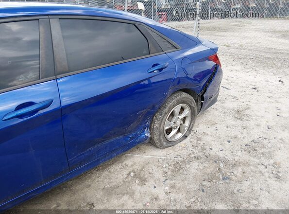 5NPLL4AG3MH050651 2021 HYUNDAI ELANTRA Blue Vista frontal