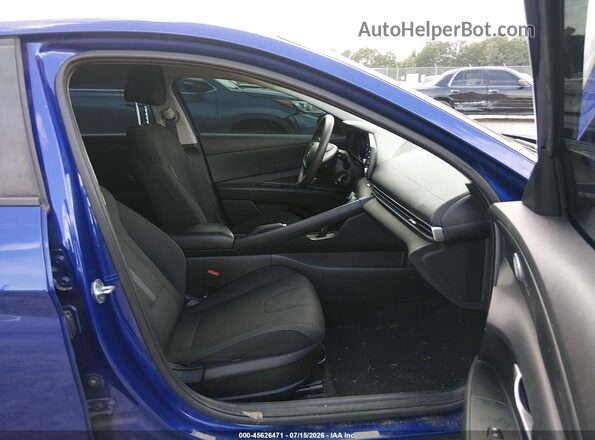 5NPLL4AG3MH050651 2021 HYUNDAI ELANTRA Blue Vista interior delantera