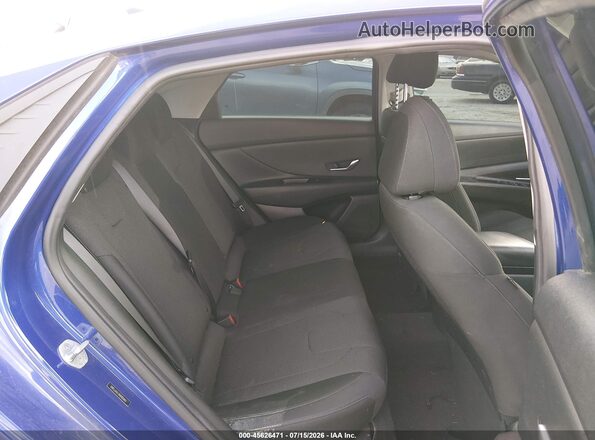 5NPLL4AG3MH050651 2021 HYUNDAI ELANTRA Blue Vista de la etiqueta del VIN