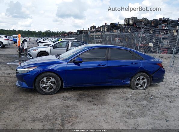 5NPLL4AG3MH050651 2021 HYUNDAI ELANTRA Blue Vista interior de 360 grados