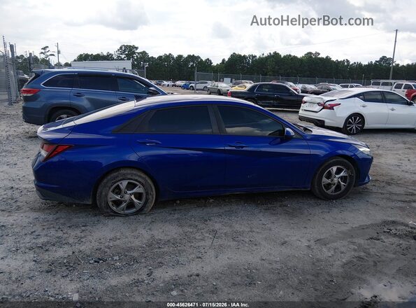 5NPLL4AG3MH050651 2021 HYUNDAI ELANTRA Blue Vista interior trasera
