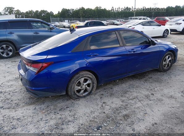 5NPLL4AG3MH050651 2021 HYUNDAI ELANTRA Blue Trasero derecho