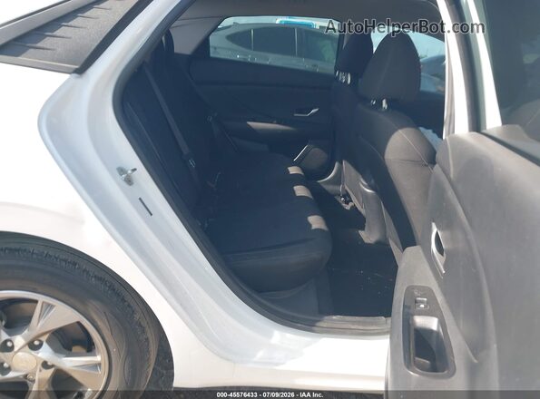 5NPLL4AG3NH059075 2022 HYUNDAI ELANTRA White VIN კოდის სტიკერის ხედი