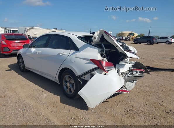 5NPLL4AG3NH059075 2022 HYUNDAI ELANTRA White უკანა მარცხენა