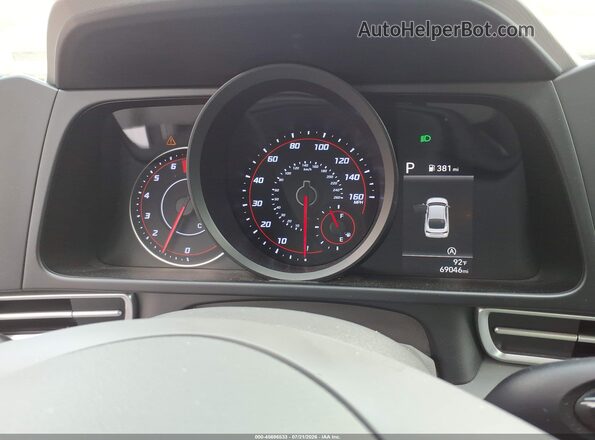 5NPLL4AG4MH048181 2021 HYUNDAI ELANTRA White Հետևի նստատեղերի տեսք