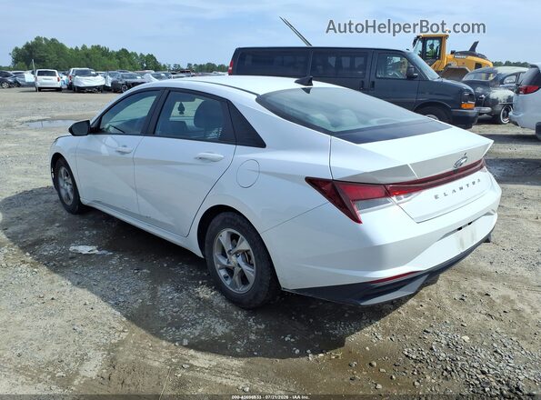 5NPLL4AG4MH048181 2021 HYUNDAI ELANTRA White Հետևի ձախ