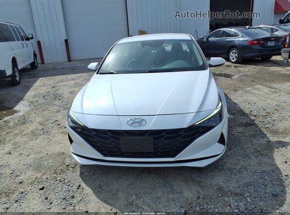 5NPLL4AG4MH048181 2021 HYUNDAI ELANTRA White Սարքավորումների վահանակի տեսք