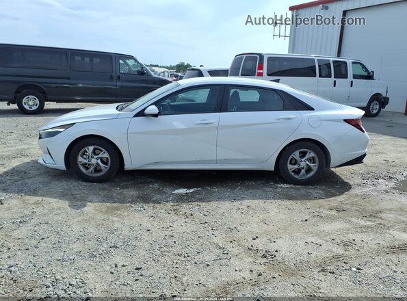 5NPLL4AG4MH048181 2021 HYUNDAI ELANTRA White Սալոնի 360 աստիճան տեսք