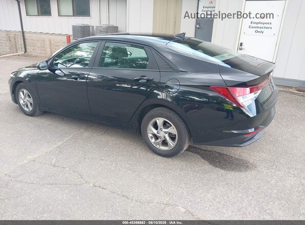 5NPLL4AG4MH049539 2021 HYUNDAI ELANTRA Black Rear left