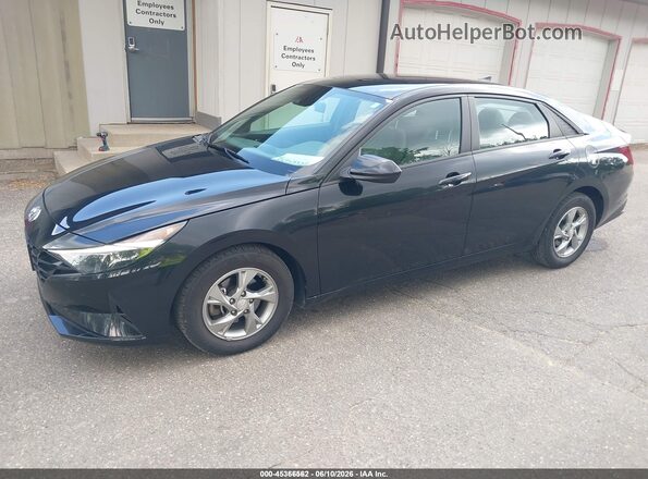 5NPLL4AG4MH049539 2021 HYUNDAI ELANTRA Black Front left