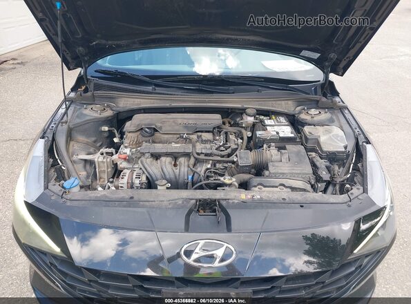 5NPLL4AG4MH049539 2021 HYUNDAI ELANTRA Black Rear view