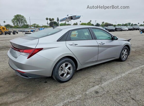 5NPLL4AG5MH014430 2021 HYUNDAI ELANTRA Серебряный Задняя правая четверть