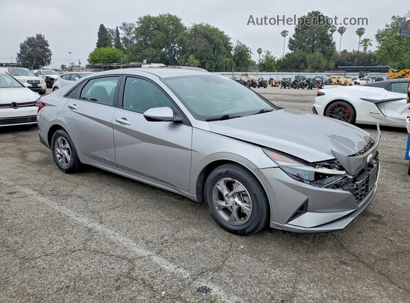 5NPLL4AG5MH014430 2021 HYUNDAI ELANTRA Серебряный Передняя правая четверть
