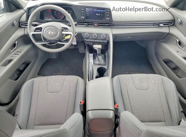 5NPLL4AG5MH014430 2021 HYUNDAI ELANTRA Серебряный Вид панели приборов