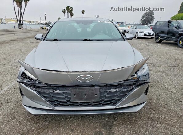 5NPLL4AG5MH014430 2021 HYUNDAI ELANTRA Серебряный Вид спереди
