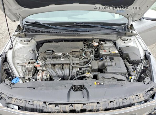 5NPLL4AG5MH014430 2021 HYUNDAI ELANTRA Серебряный Вид задней части салона