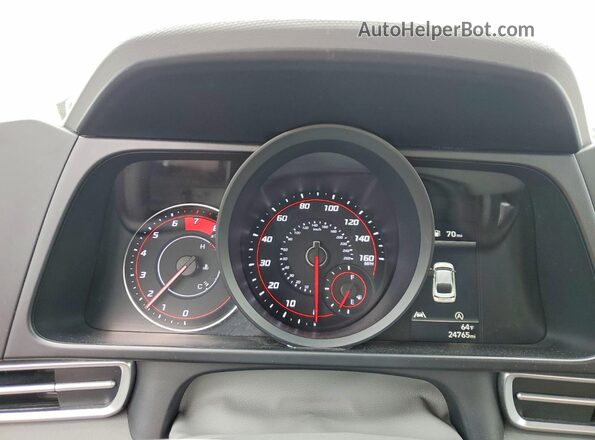 5NPLL4AG5MH014430 2021 HYUNDAI ELANTRA Серебряный Вид щитка приборов