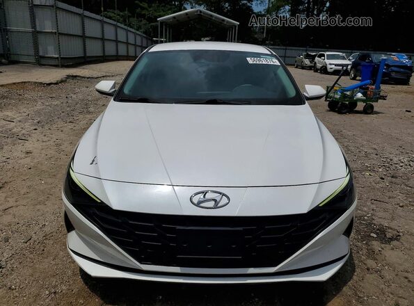 5NPLL4AG5MH034693 2021 HYUNDAI ELANTRA White Front view