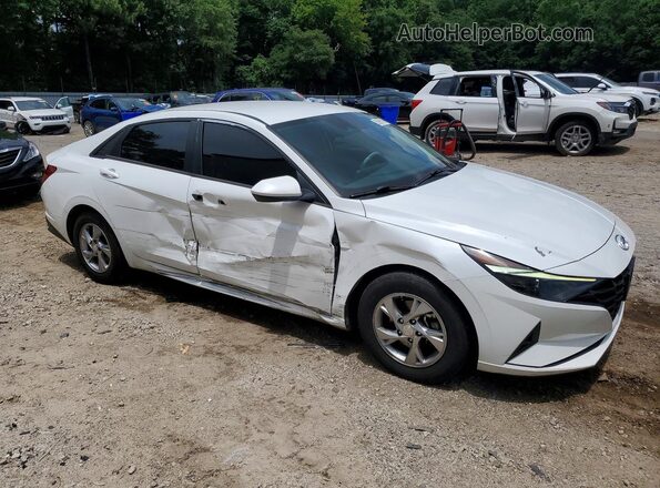 5NPLL4AG5MH034693 2021 HYUNDAI ELANTRA White Front right
