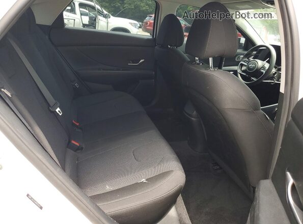 5NPLL4AG5MH034693 2021 HYUNDAI ELANTRA White Rear seats view