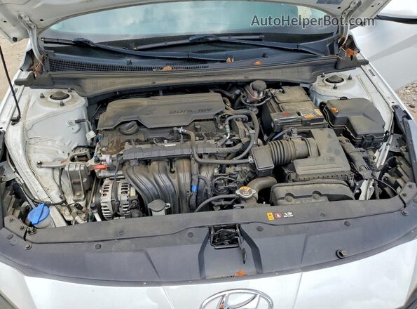 5NPLL4AG5MH034693 2021 HYUNDAI ELANTRA White Rear interior view