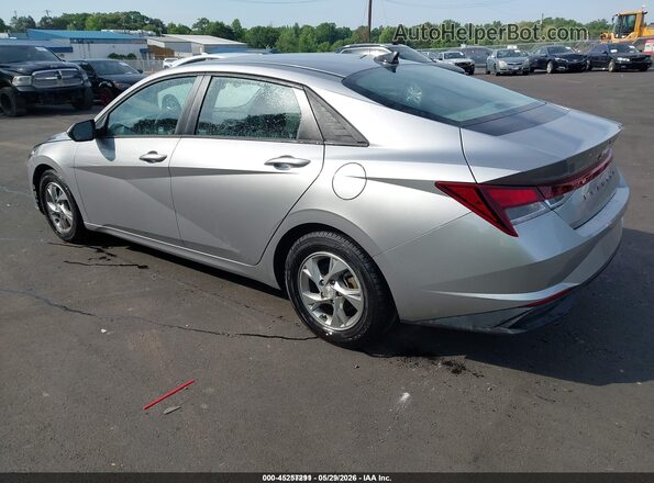 5NPLL4AG5MH042535 2021 HYUNDAI ELANTRA Silver Trasero izquierdo