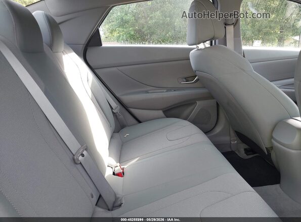 5NPLL4AG5MH042535 2021 HYUNDAI ELANTRA Silver Vista de la etiqueta del VIN