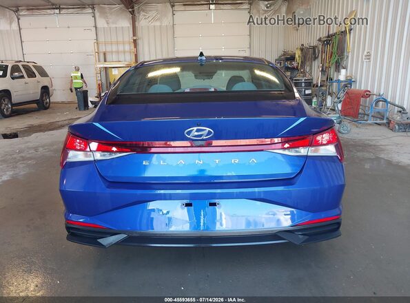 5NPLL4AG5MH044186 2021 HYUNDAI ELANTRA Blue 