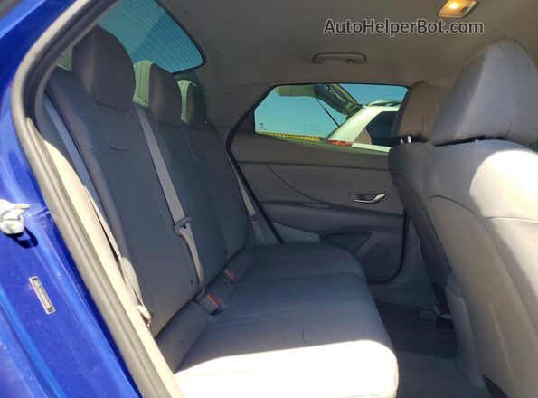 5NPLL4AG5MH046908 2021 HYUNDAI ELANTRA Blue Հետևի նստատեղերի տեսք