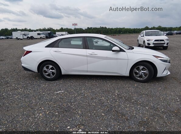 5NPLL4AG5MH048173 2021 HYUNDAI ELANTRA White Rear interior view