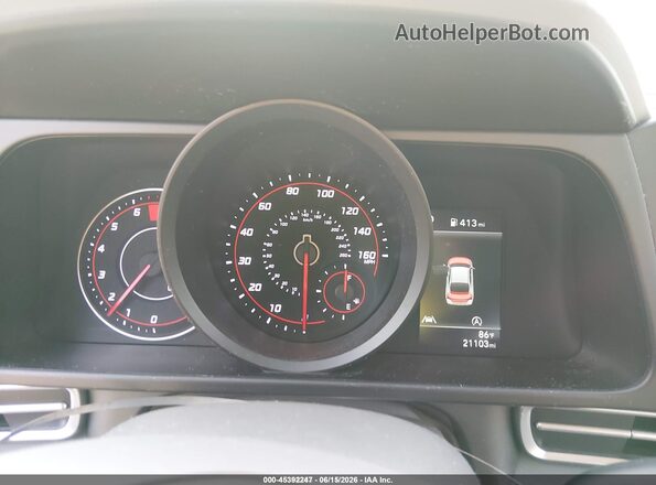 5NPLL4AG5MH048867 2021 HYUNDAI ELANTRA Blue Вид задніх сидінь