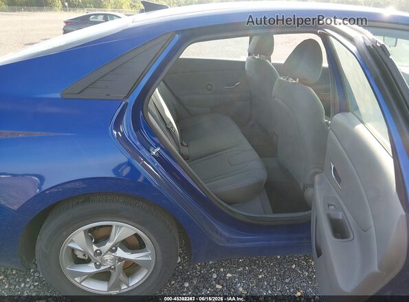 5NPLL4AG5MH048867 2021 HYUNDAI ELANTRA Blue Вид наклейки з VIN-кодом