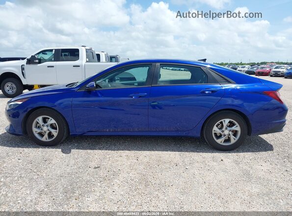 5NPLL4AG5MH049422 2021 HYUNDAI ELANTRA Синий Панорамный вид салона 360°