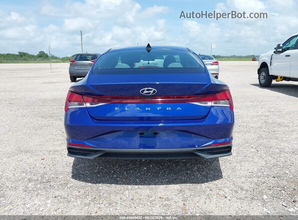 5NPLL4AG5MH049422 2021 HYUNDAI ELANTRA Синий 
